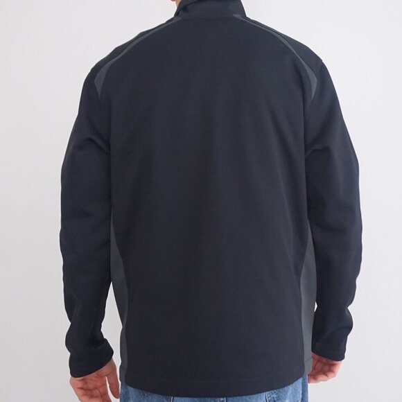 Nike Golf Thermafit Black Gray Embroidered Mtn Dew Zip Up Activewear Jacket L - Picture 3 of 12